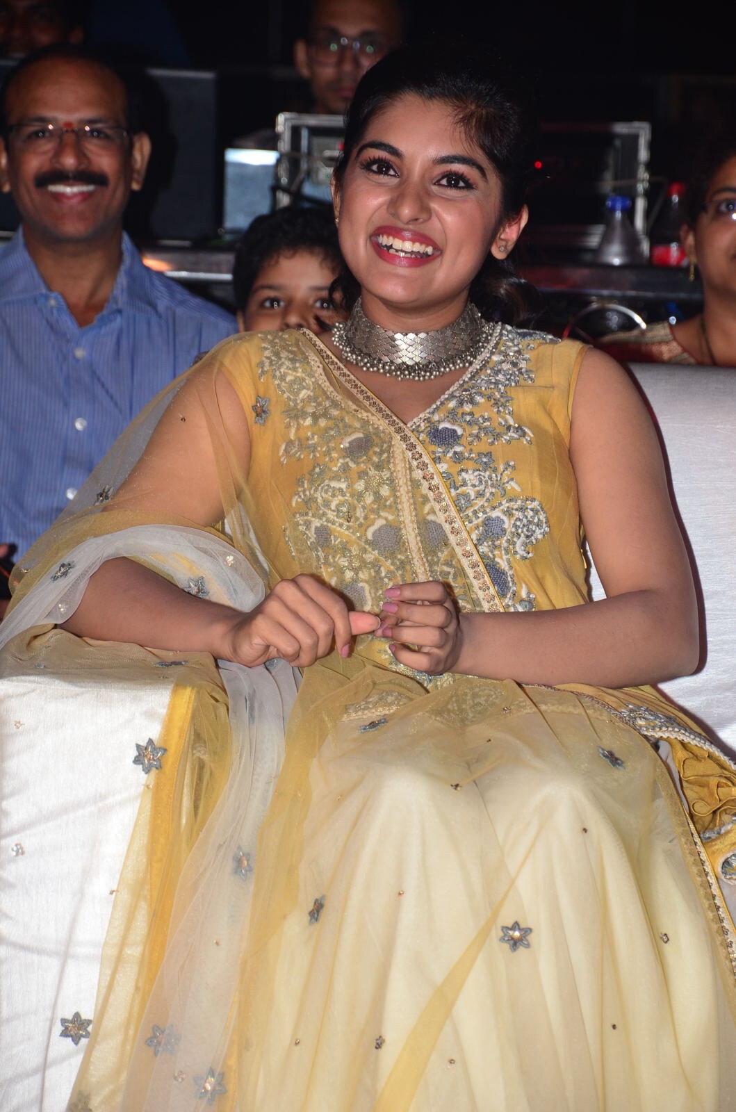 niveda thamos at ninnu kori movie pre release event