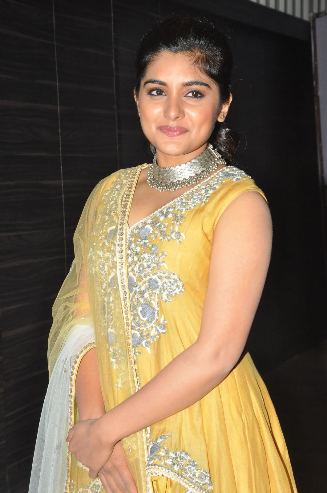 niveda thamos at ninnu kori movie pre release event