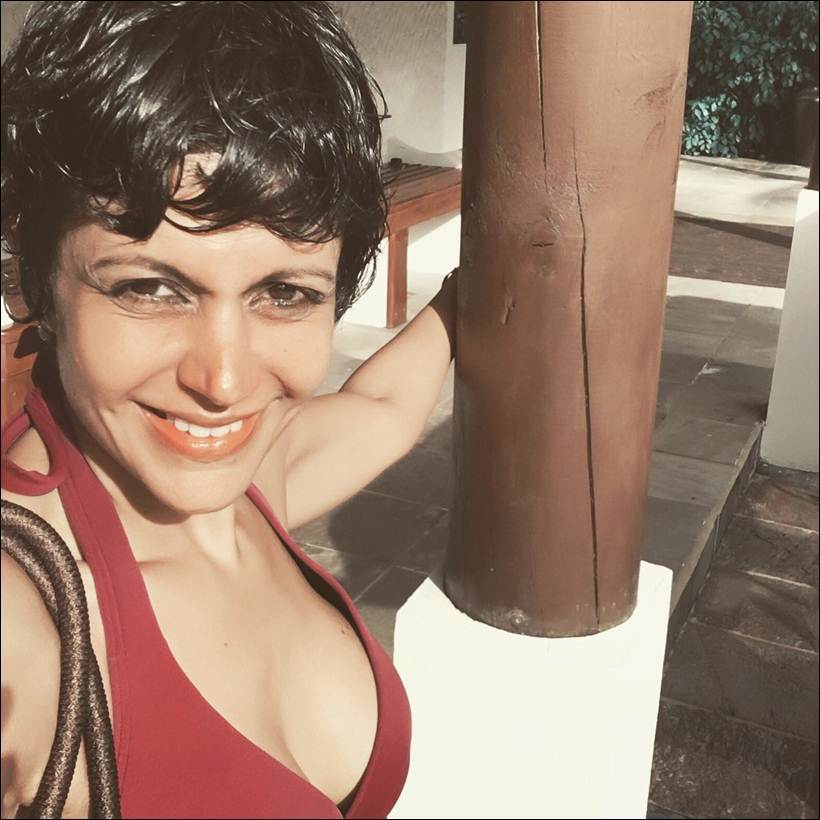 Mandira Bedi explores beaches of Maldives with husband Raj Kaushal and son Vir, see pics