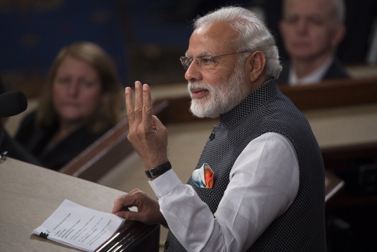 Indian Prime Minister Narendra Modi Addresses U.S. Congress