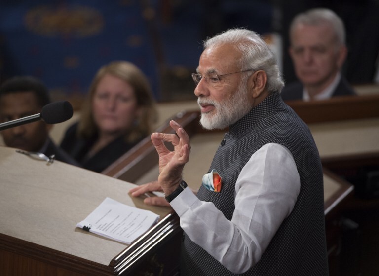 Indian Prime Minister Narendra Modi Addresses U.S. Congress