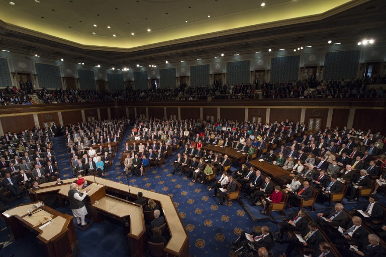 Indian Prime Minister Narendra Modi Addresses U.S. Congress