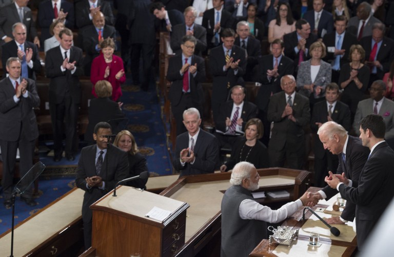 Indian Prime Minister Narendra Modi Addresses U.S. Congress