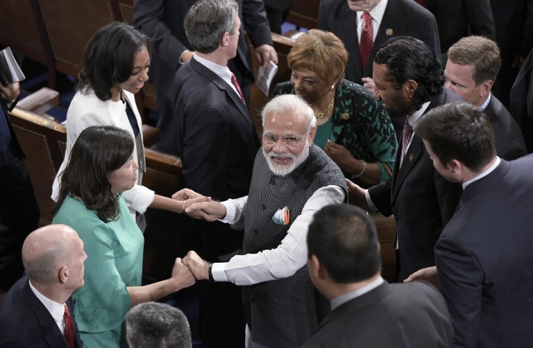 Indian Prime Minister Narendra Modi Addresses U.S. Congress