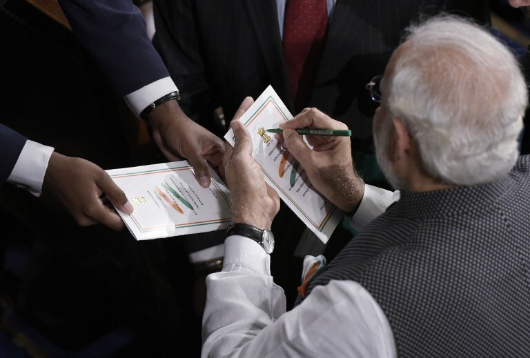 Indian Prime Minister Narendra Modi Addresses U.S. Congress