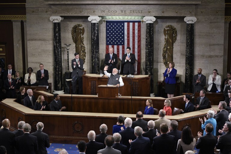 Indian Prime Minister Narendra Modi Addresses U.S. Congress