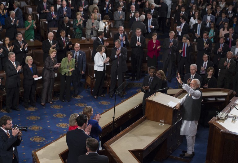 Indian Prime Minister Narendra Modi Addresses U.S. Congress