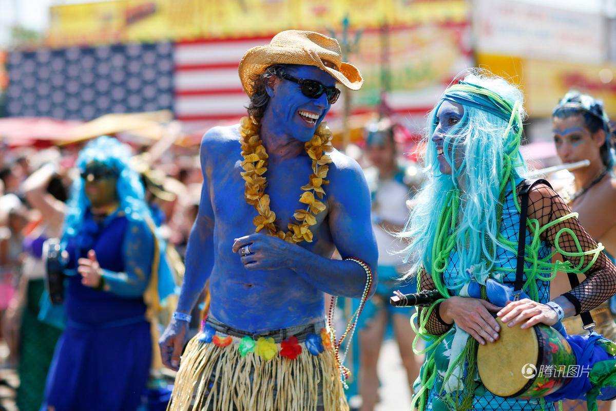 Mermaid parade in New York
