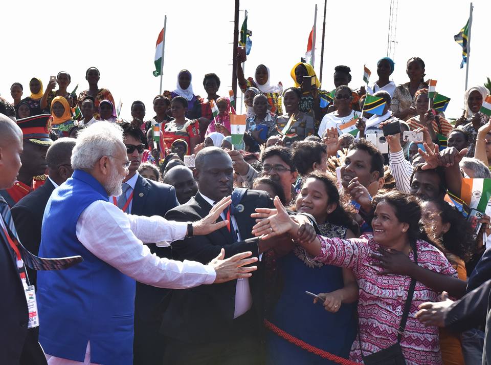 Narendra Modi in Africa