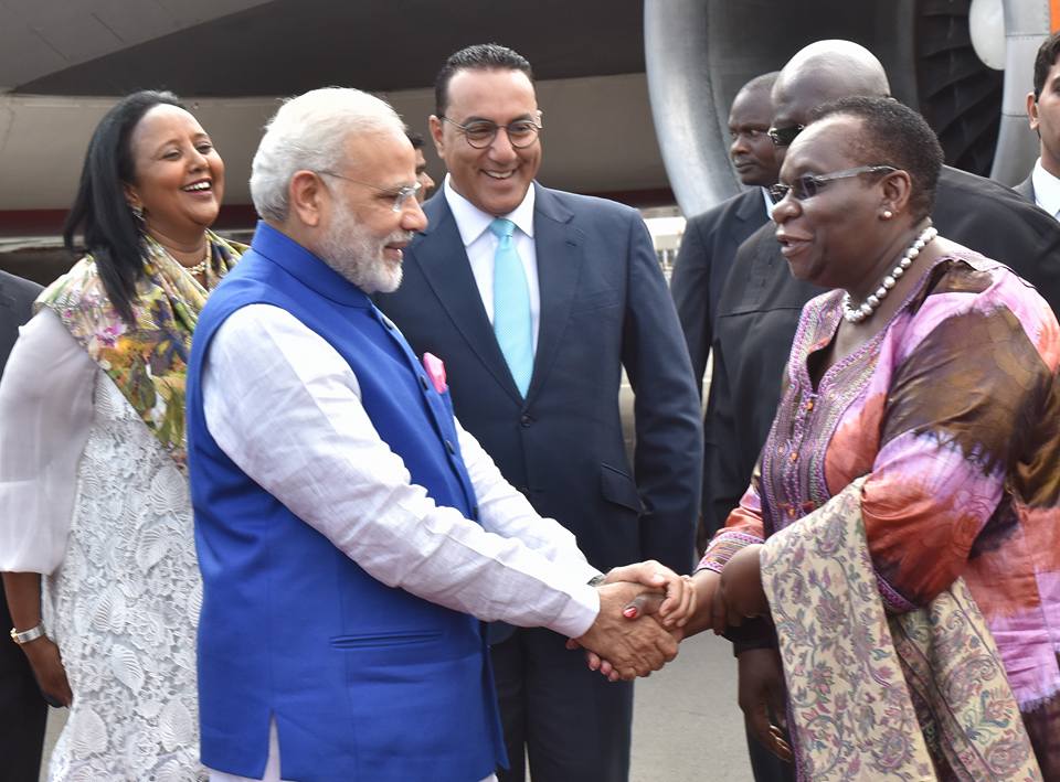 Narendra Modi in Africa