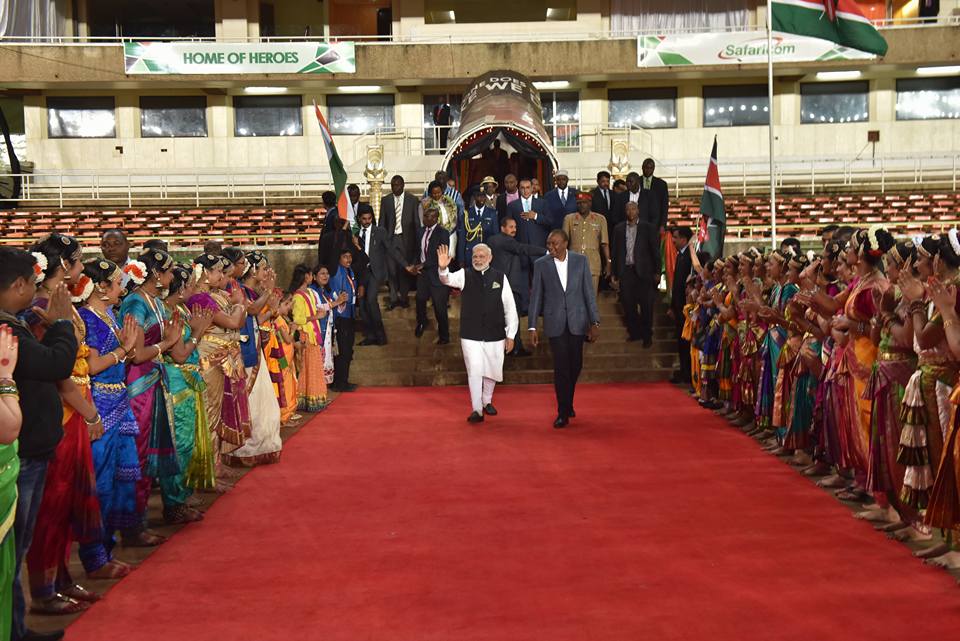 Narendra Modi in Africa
