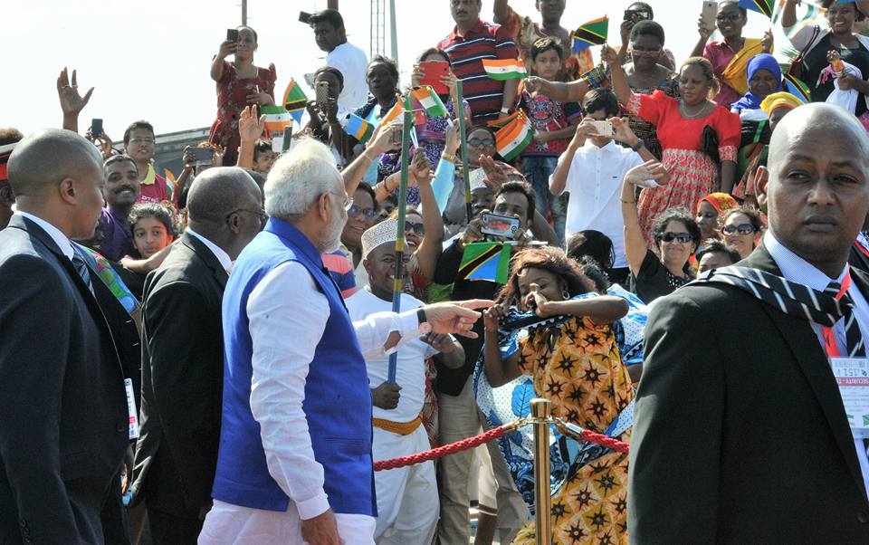 Narendra Modi in Africa