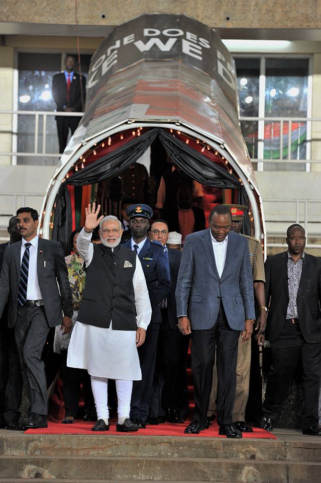 Narendra Modi in Africa