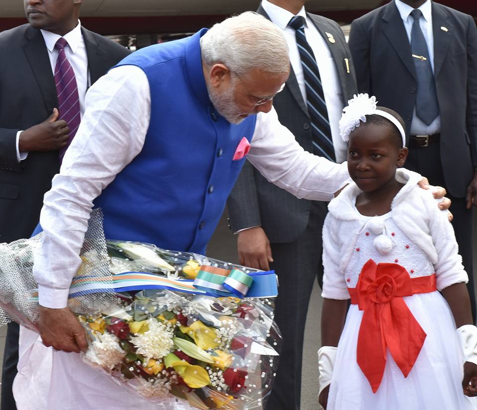 Narendra Modi in Africa