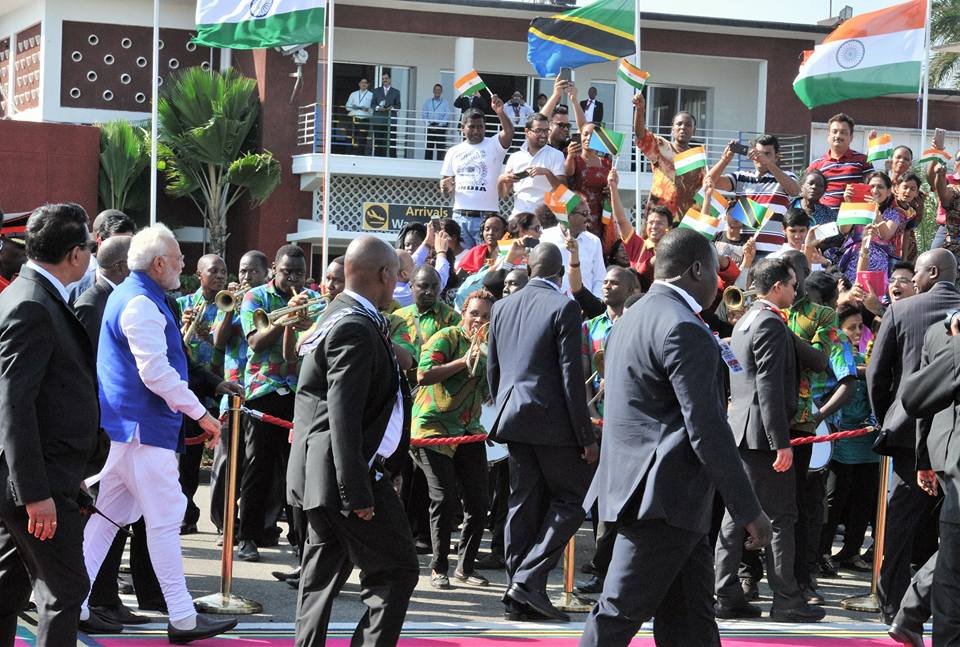Narendra Modi in Africa