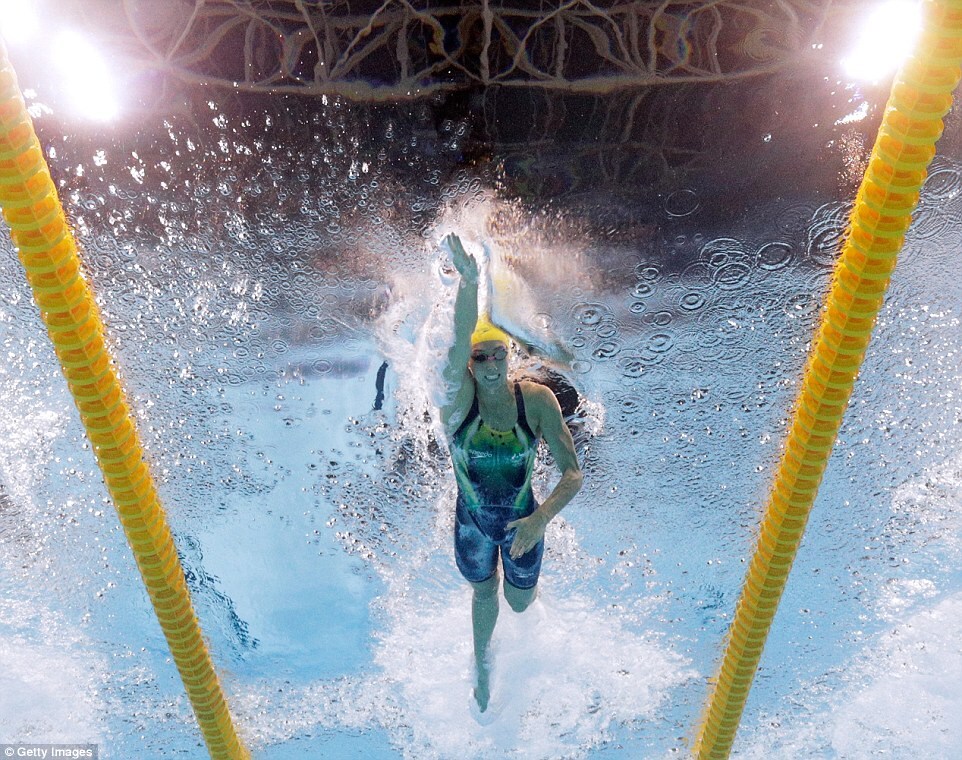 Incredible photos show off Olympic swimmers
