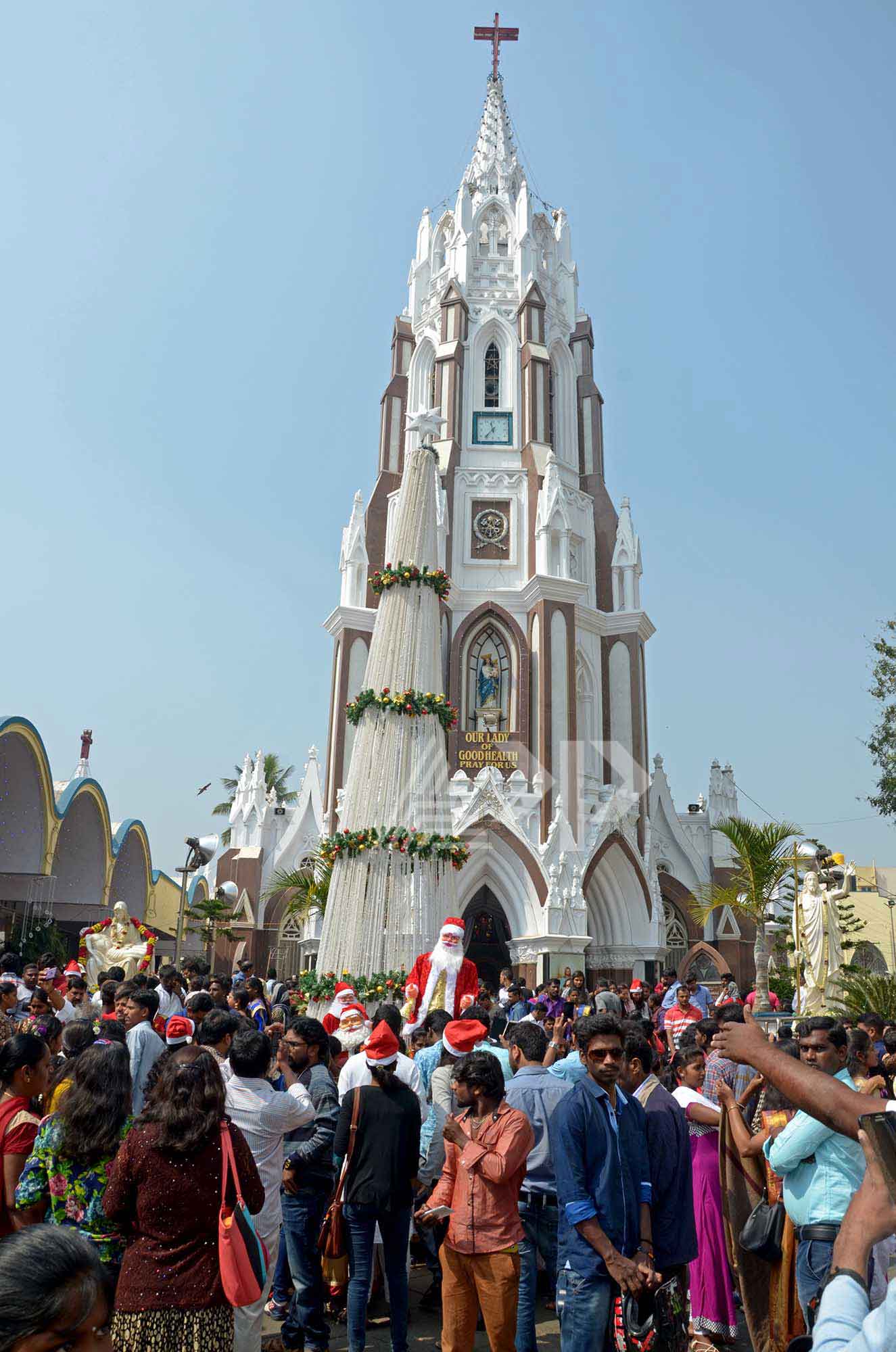 ರಾಜಧಾನಿ ಬೆಂಗಳೂರಿನಲ್ಲಿ ಸಡಗರದ ಕ್ರಿಸ್'ಮಸ್ ಆಚರಣೆ
