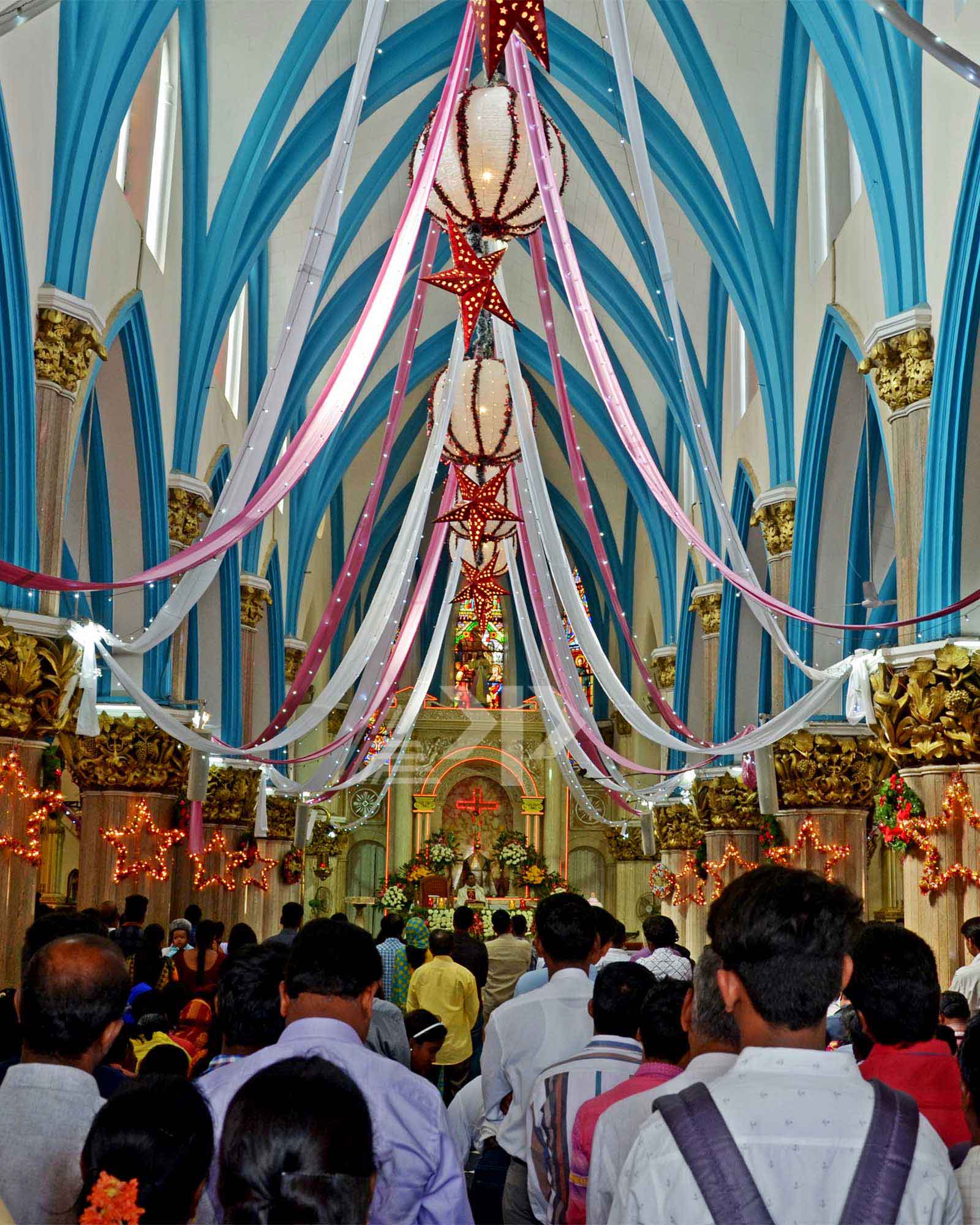 ರಾಜಧಾನಿ ಬೆಂಗಳೂರಿನಲ್ಲಿ ಸಡಗರದ ಕ್ರಿಸ್'ಮಸ್ ಆಚರಣೆ