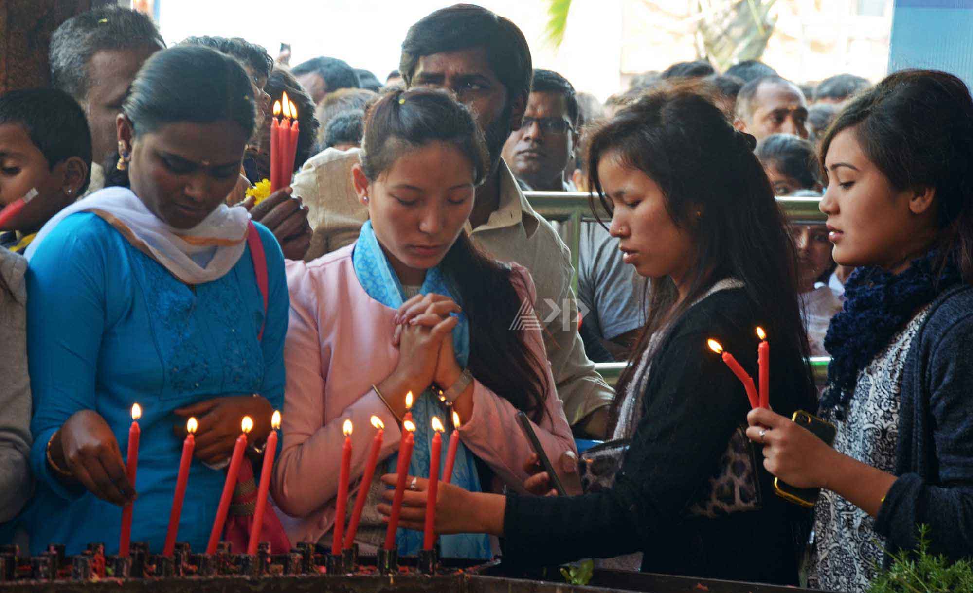 ರಾಜಧಾನಿ ಬೆಂಗಳೂರಿನಲ್ಲಿ ಸಡಗರದ ಕ್ರಿಸ್'ಮಸ್ ಆಚರಣೆ