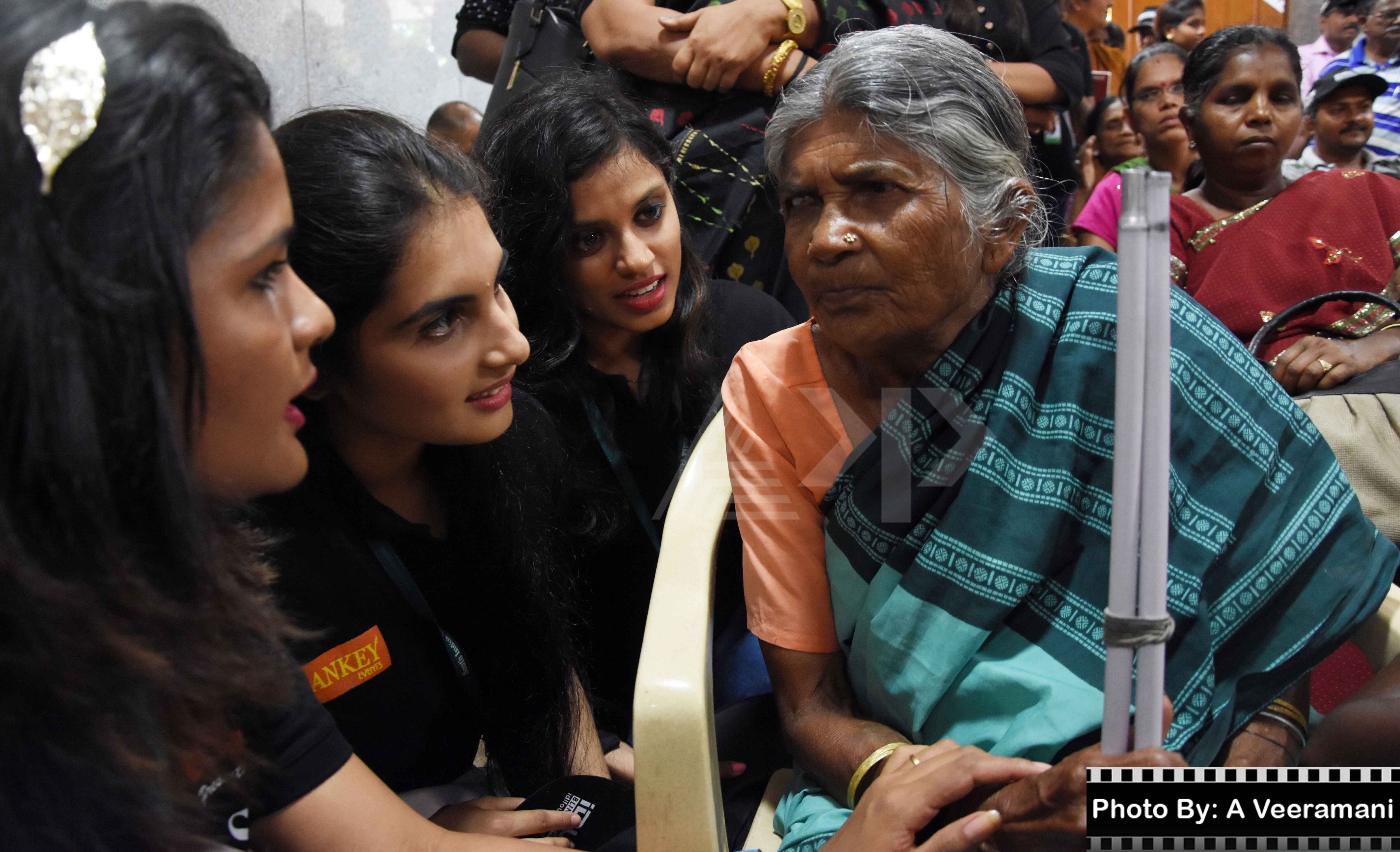 2017 South India Queens Models In Blind walkathon