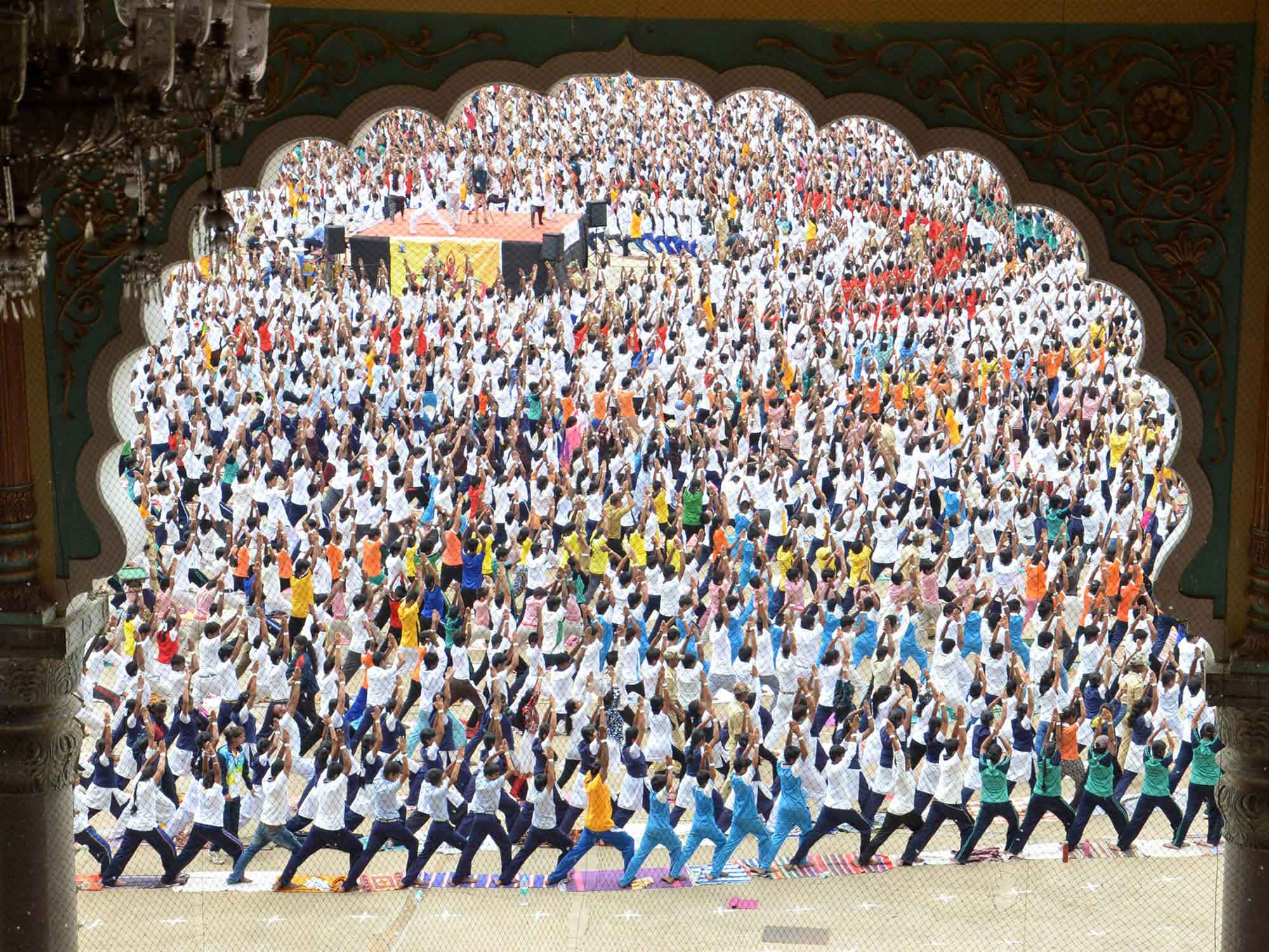 Preparation Done For International Yoga Day