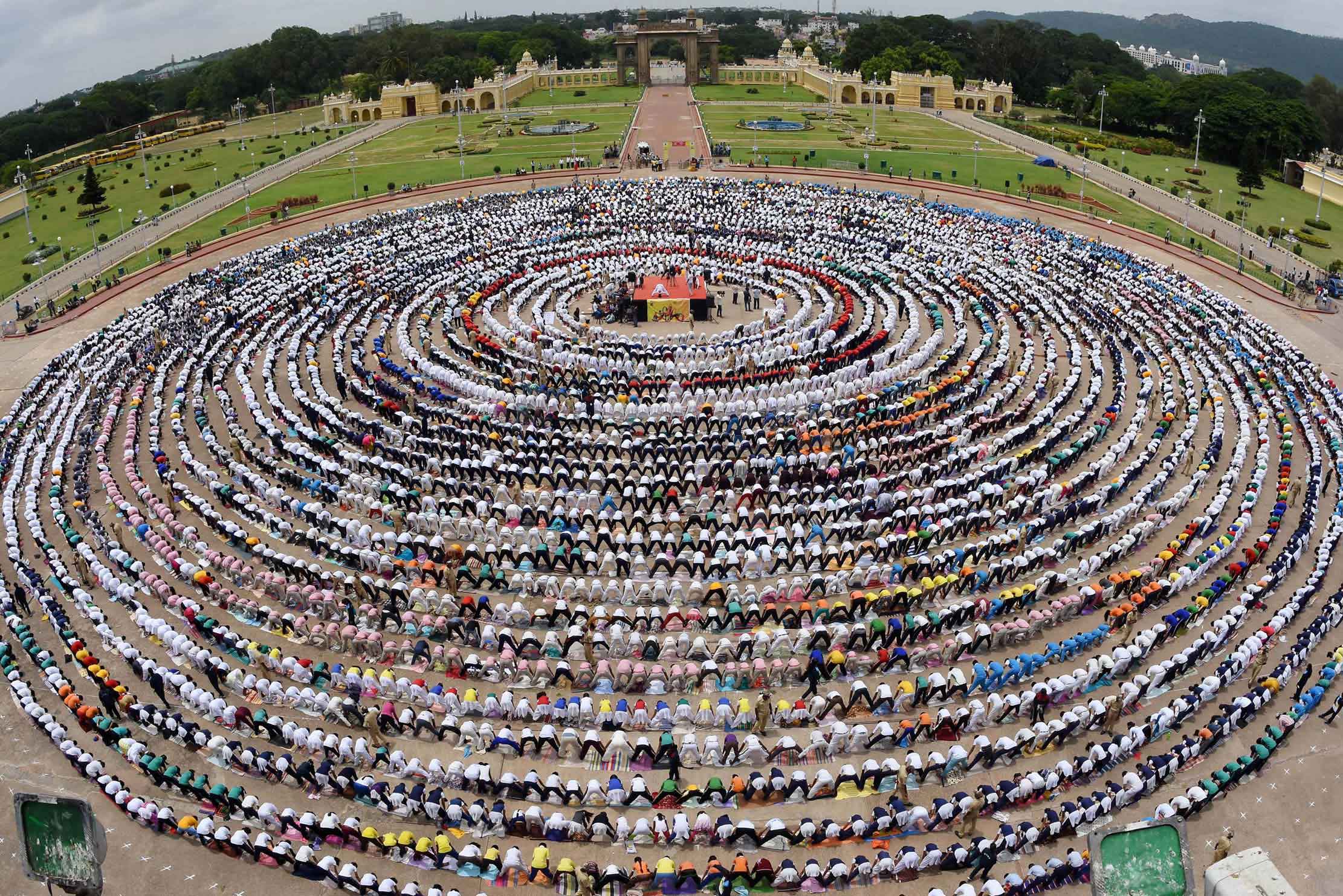 Preparation Done For International Yoga Day