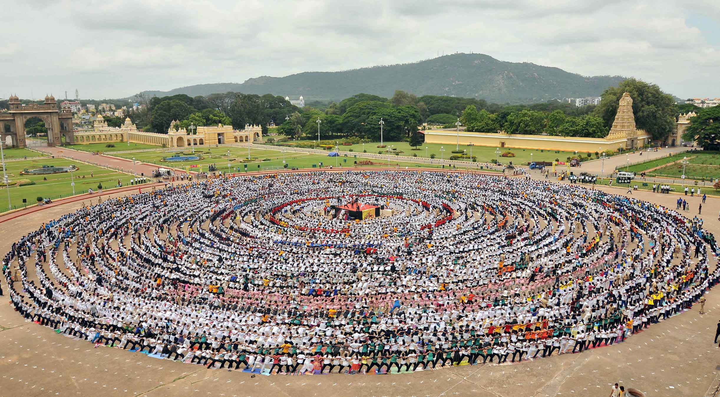 Preparation Done For International Yoga Day