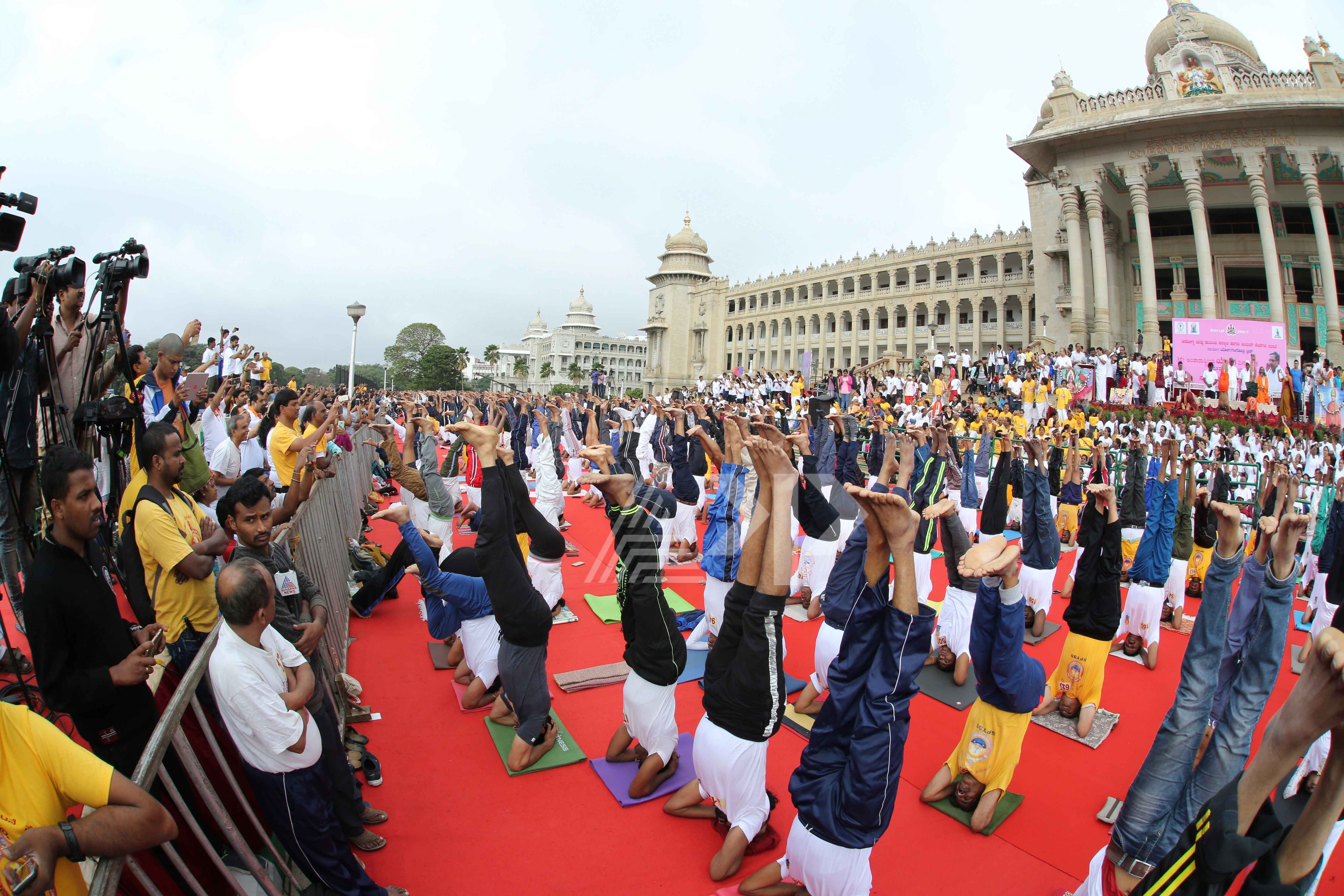 Preparation Done For International Yoga Day