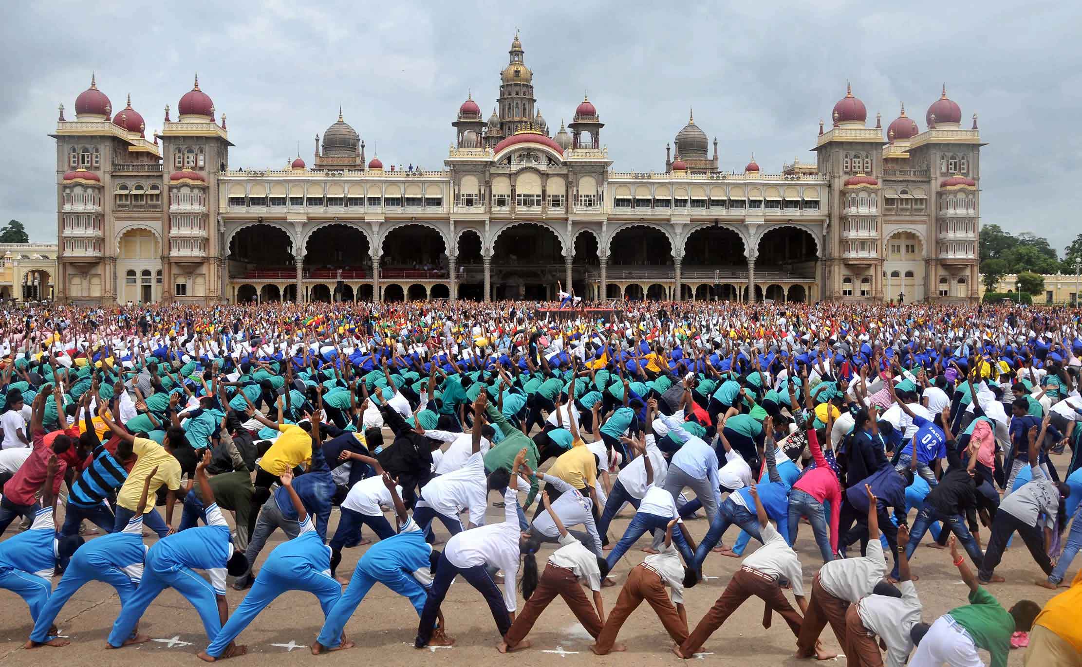 Preparation Done For International Yoga Day
