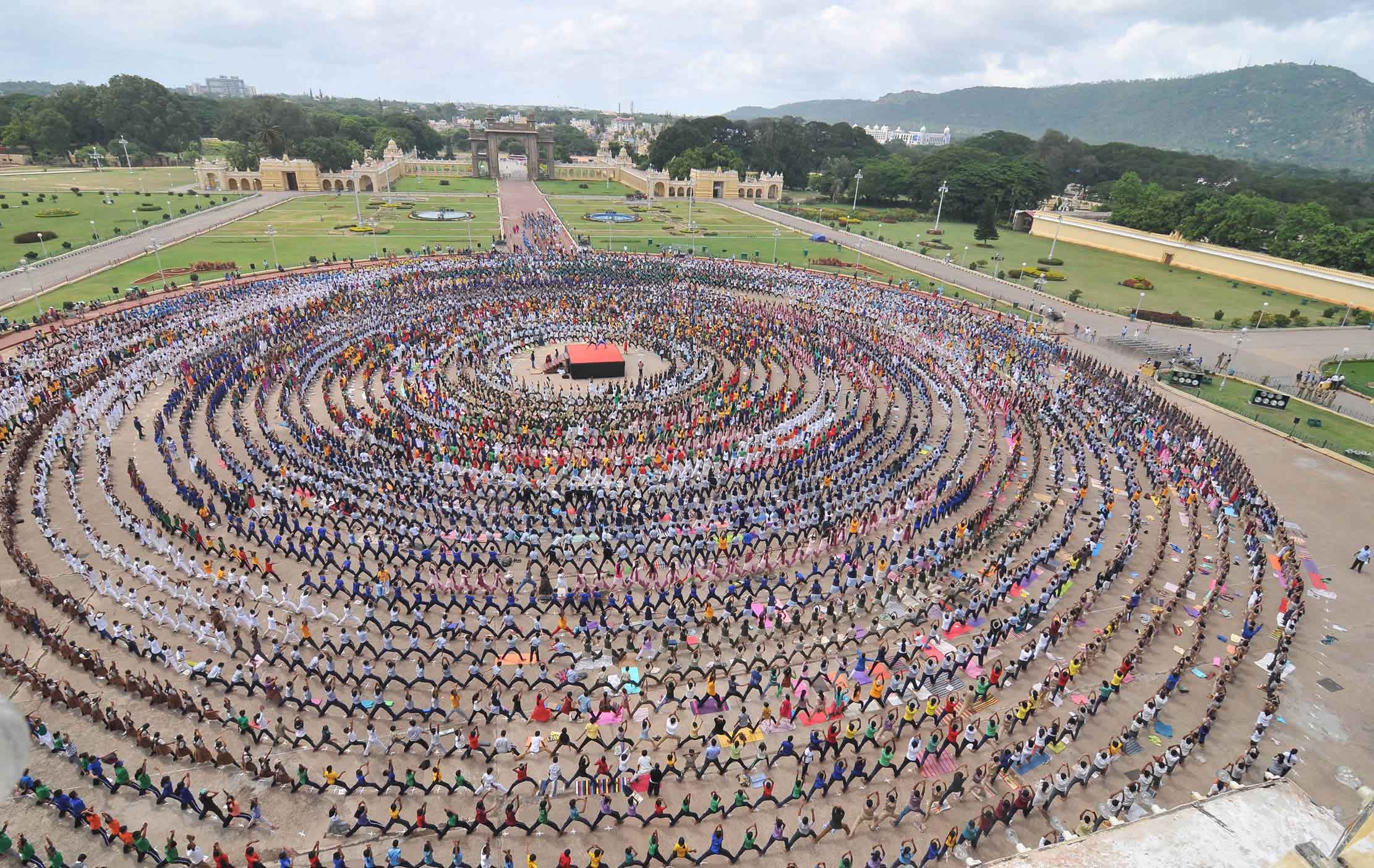 Preparation Done For International Yoga Day