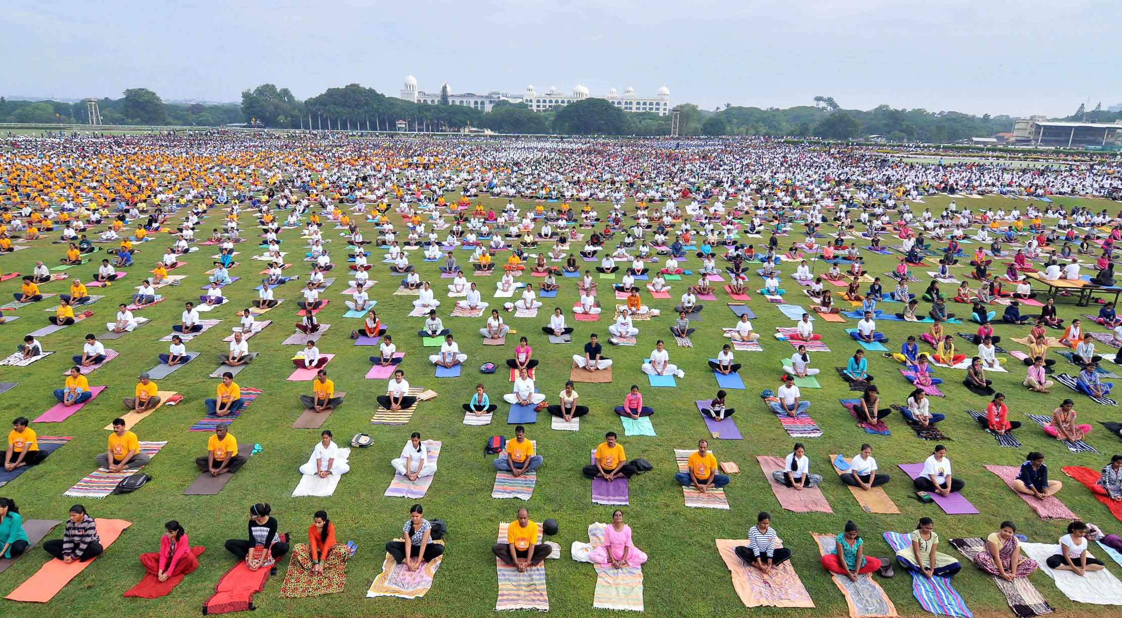 Preparation Done For International Yoga Day