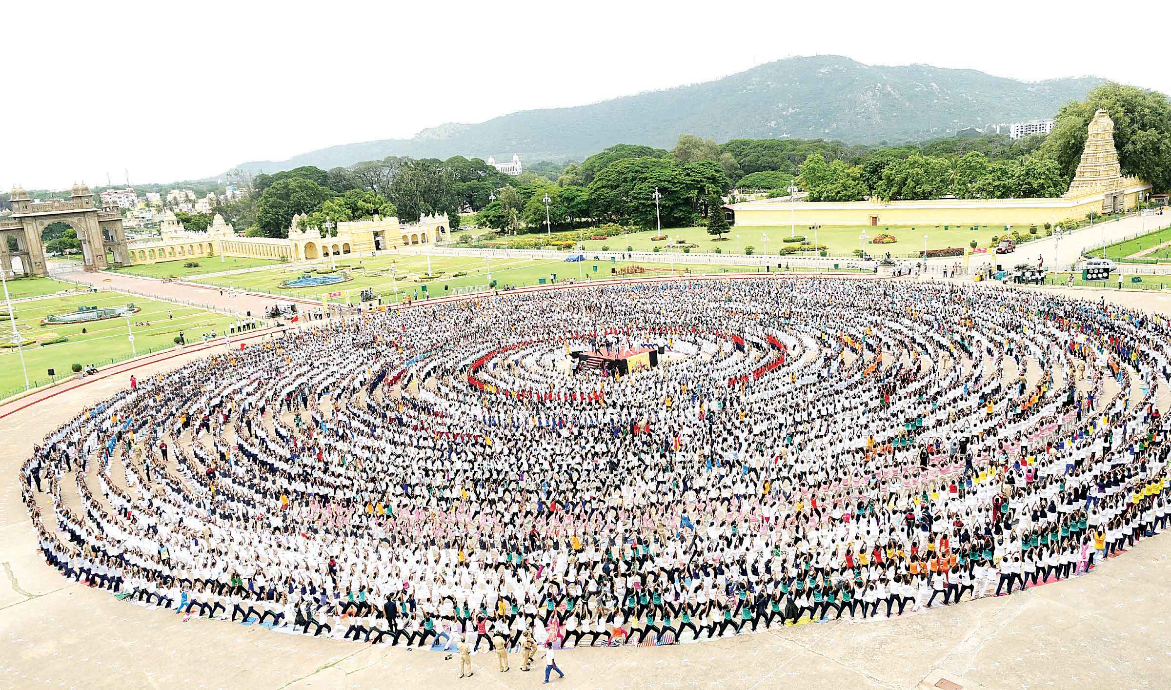 Preparation Done For International Yoga Day