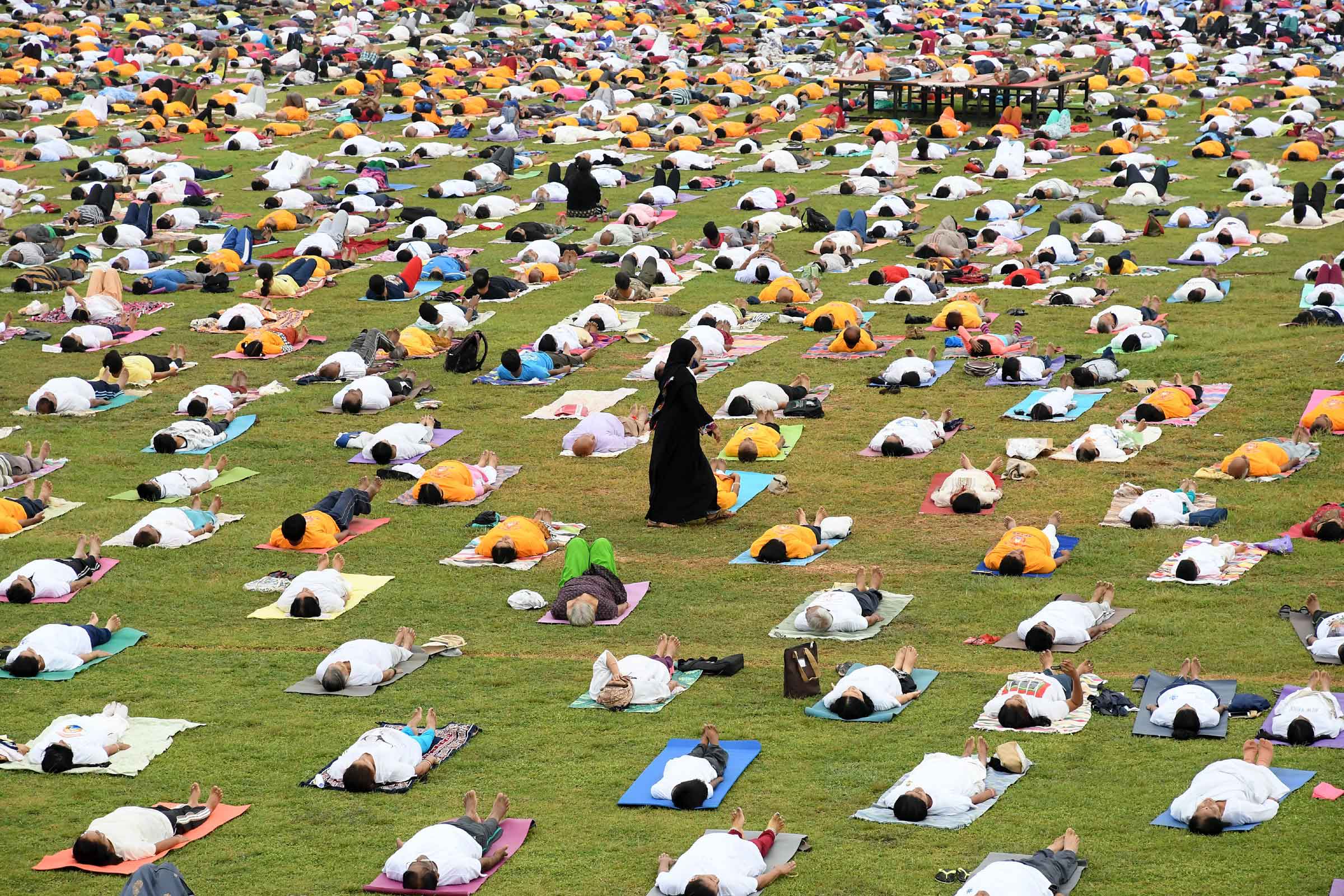 Preparation Done For International Yoga Day