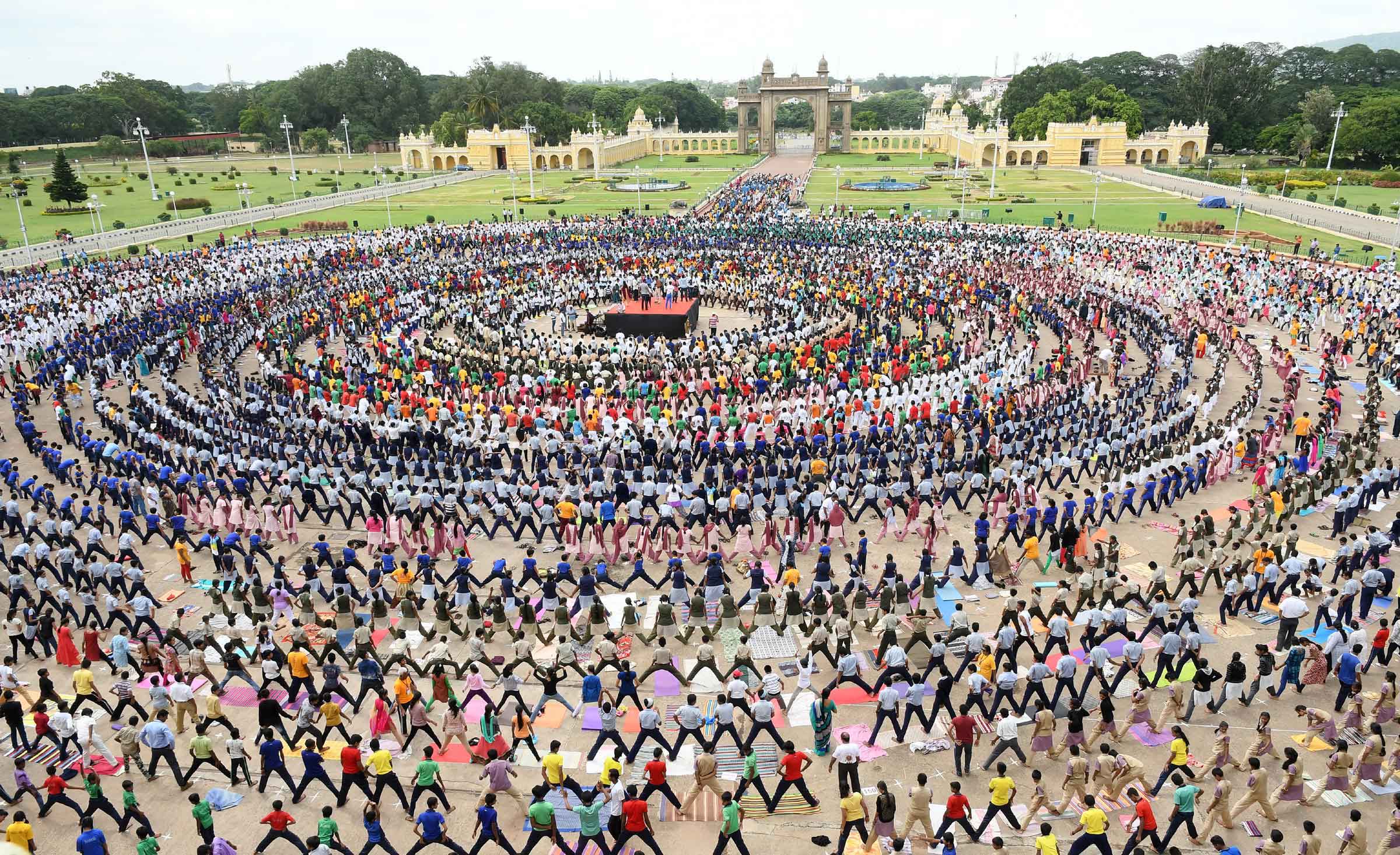 Preparation Done For International Yoga Day