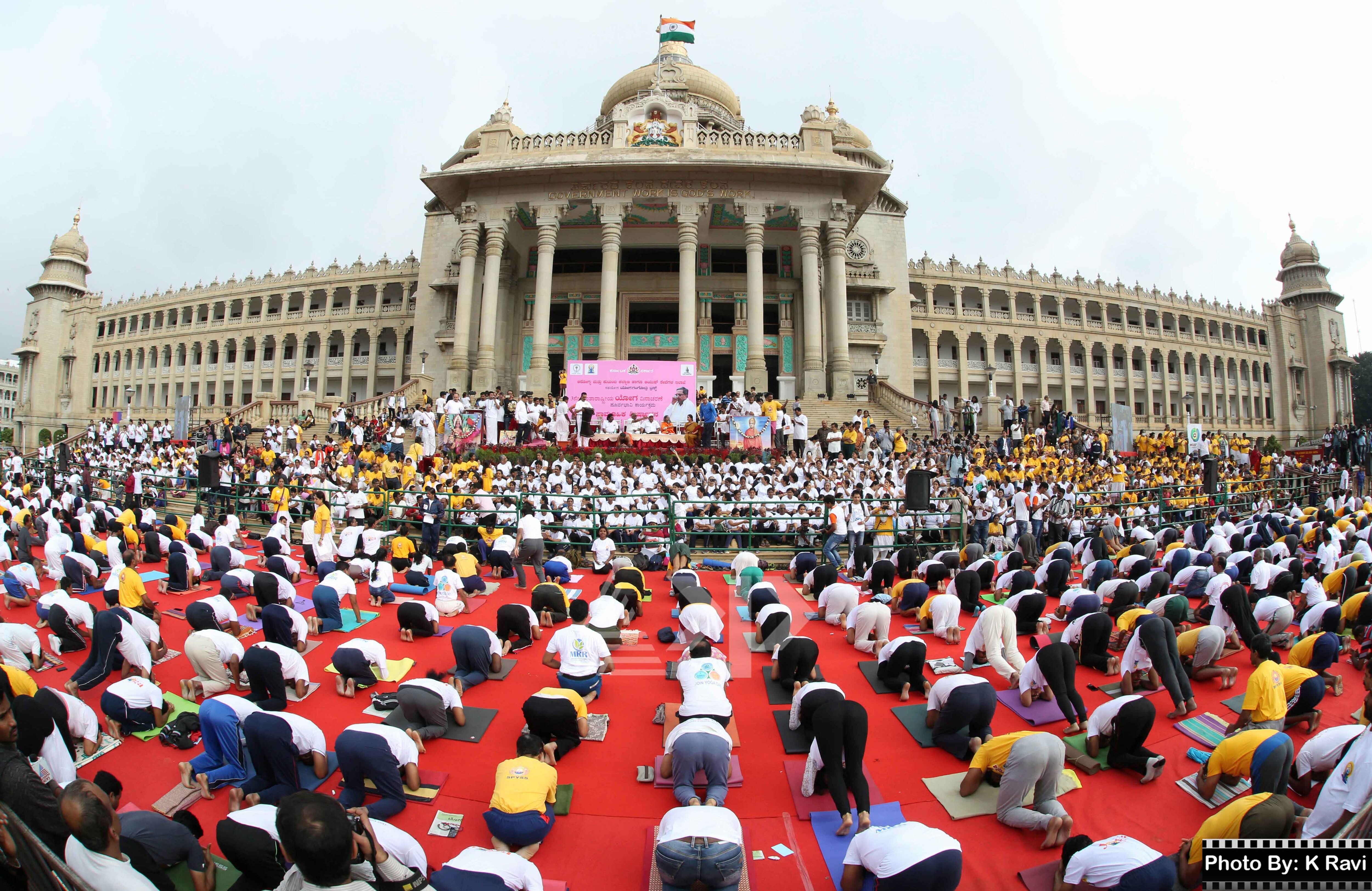 Preparation Done For International Yoga Day