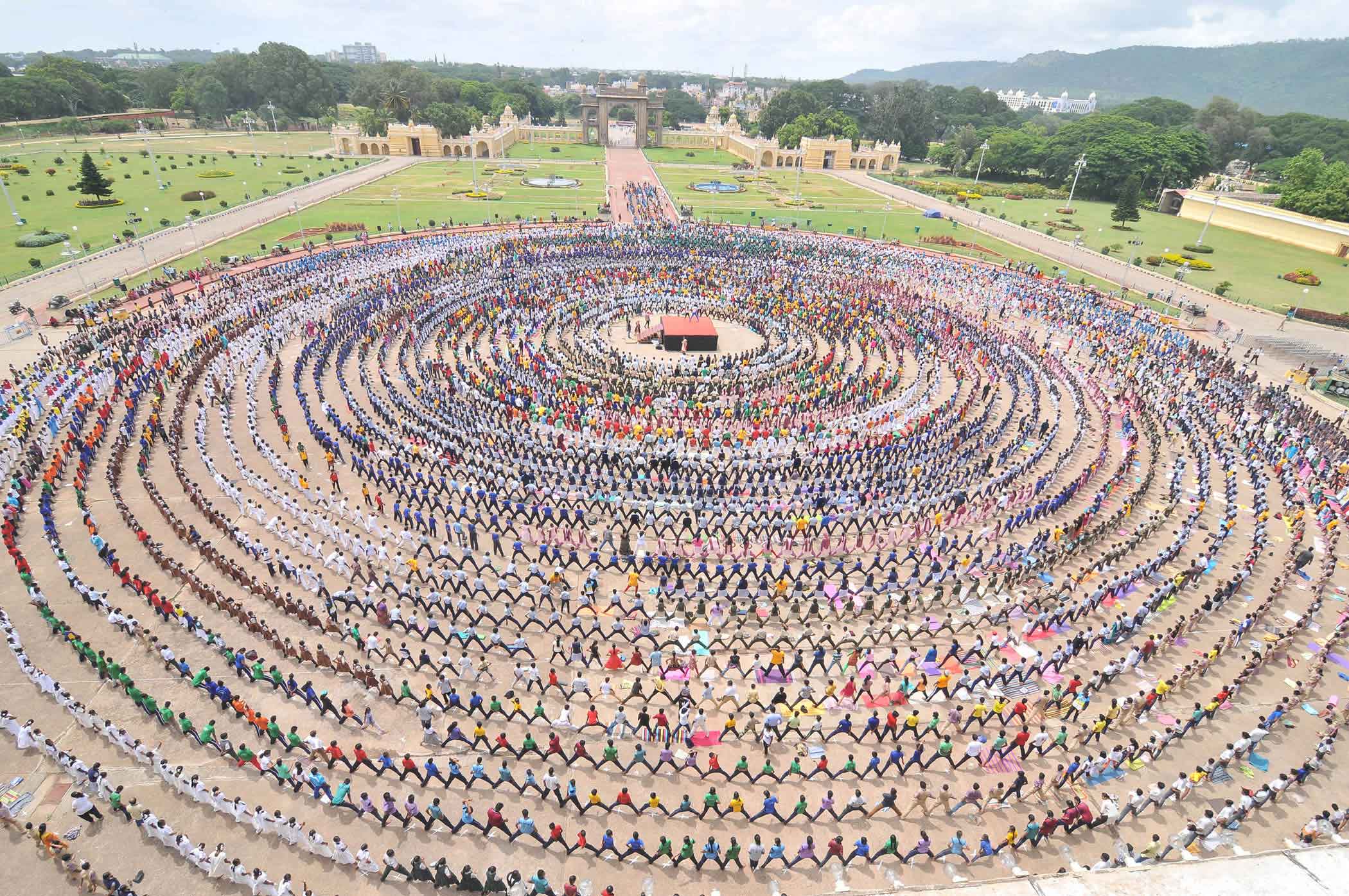 Preparation Done For International Yoga Day