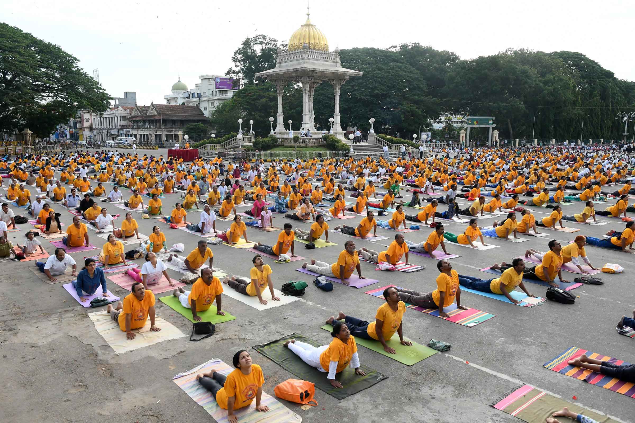 Preparation Done For International Yoga Day