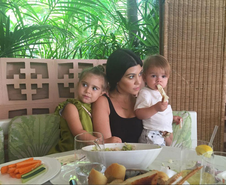 Star kids with their moms