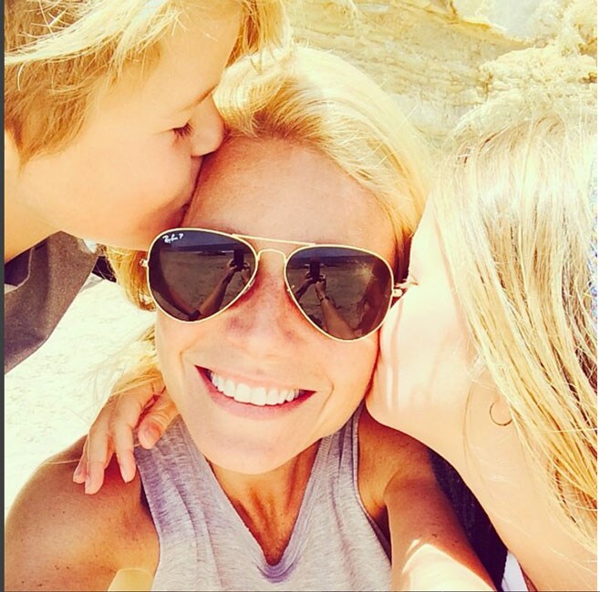 Star kids with their moms
