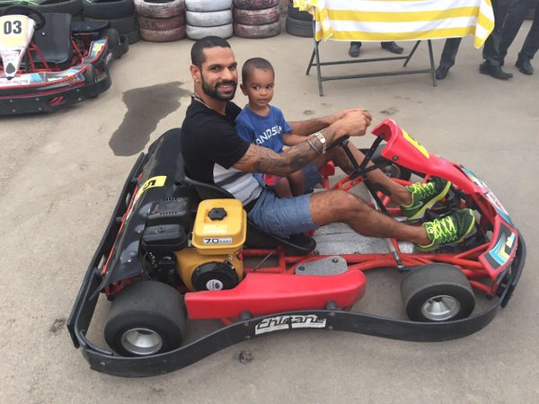 Cricketers and their kids