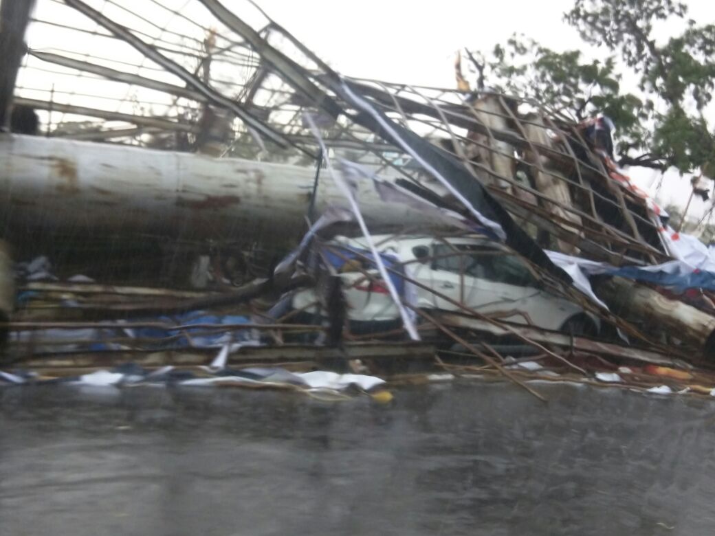 In Pics: Storm wreaks havoc in Hyderabad