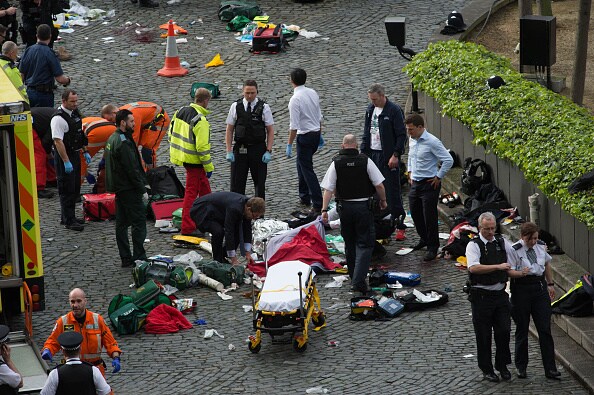 In pics: Terror attack at UK Parliament