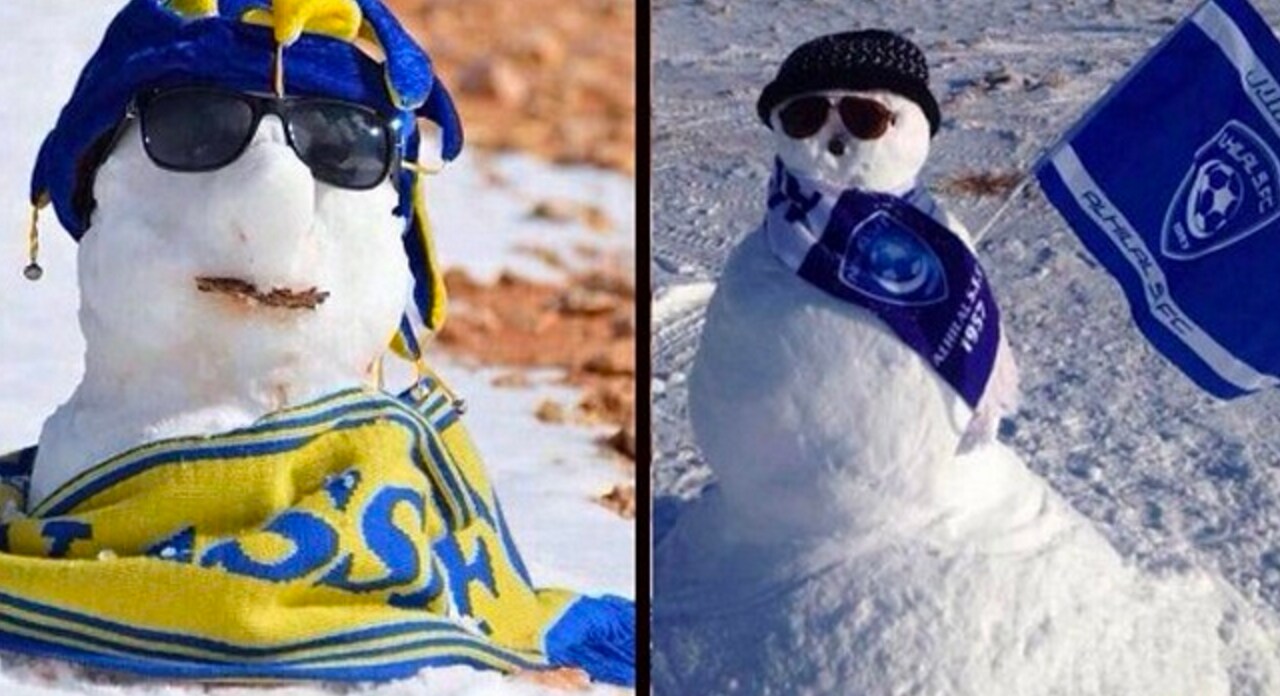 Saudi Arabia snowfall