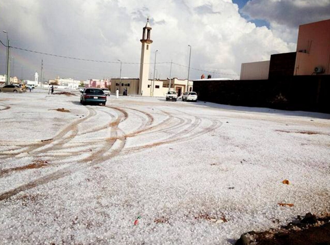 Saudi Arabia snowfall