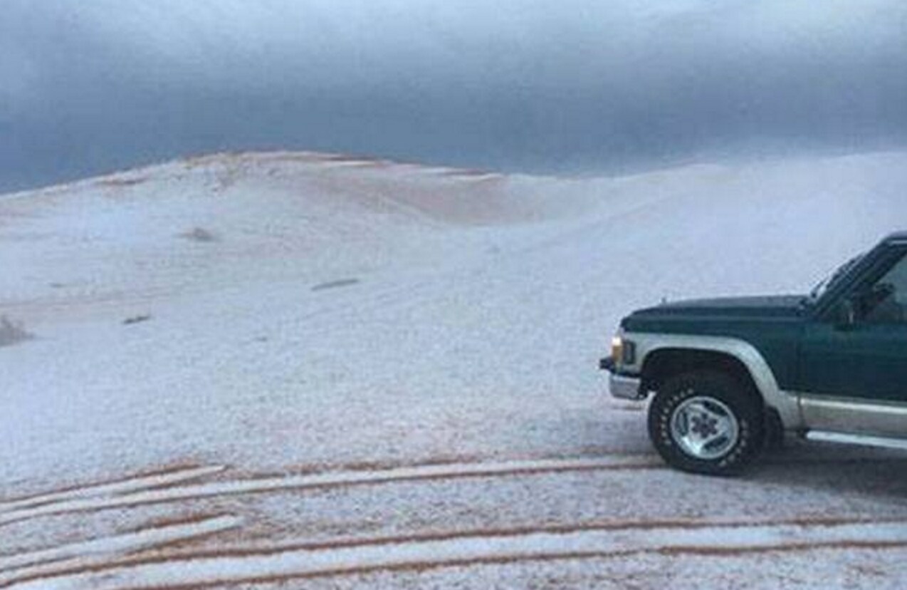Saudi Arabia snowfall