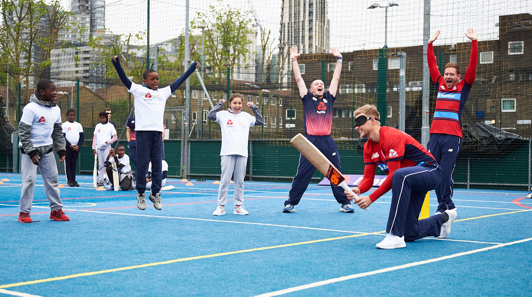 England players plays visually impaired cricket