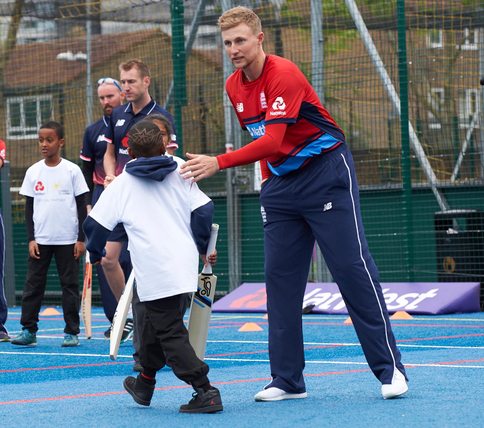 England players plays visually impaired cricket