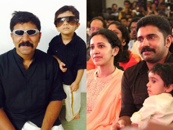 10 Mollywood celebrities and their adorable kids