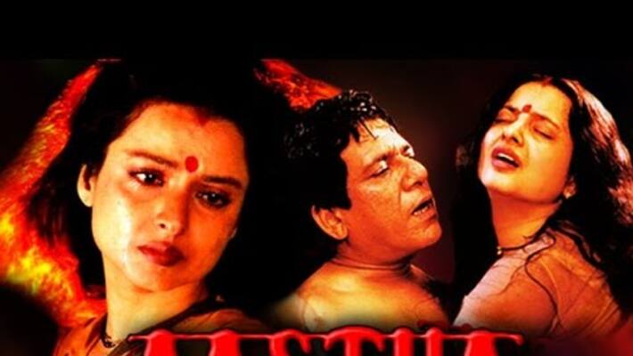 Rekha Om Puri Allegedly Got Physical For Real While Shooting Chair Making Out Scene In Aastha says report bsm Rekha Om Puri Allegedly Got Physical For Real While Shooting Chair Making Out Scene In Aastha says report bsm