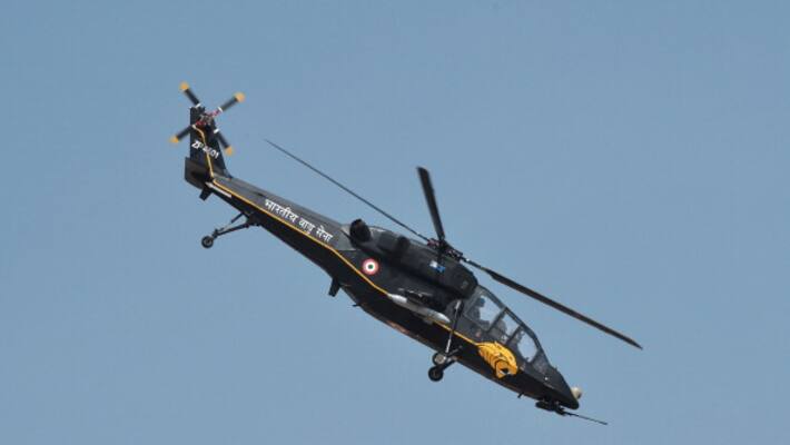 Navy's Chetak Helicopter Crashes at Rajali Base in Tamil Nadu Navy's Chetak Helicopter Crashes at Rajali Base in Tamil Nadu